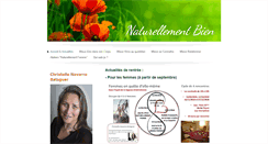 Desktop Screenshot of naturellementbien.org