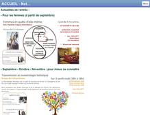 Tablet Screenshot of naturellementbien.org